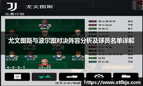 尤文图斯与波尔图对决阵容分析及球员名单详解